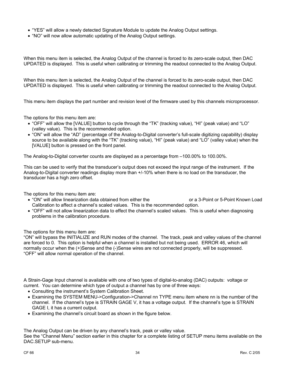 Cooper Instruments & Systems DFI 1650 Multi-Channel Digital Force Indicator User Manual | Page 40 / 89
