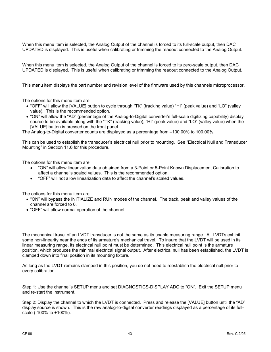 Cooper Instruments & Systems DFI 1650 Multi-Channel Digital Force Indicator User Manual | Page 49 / 89