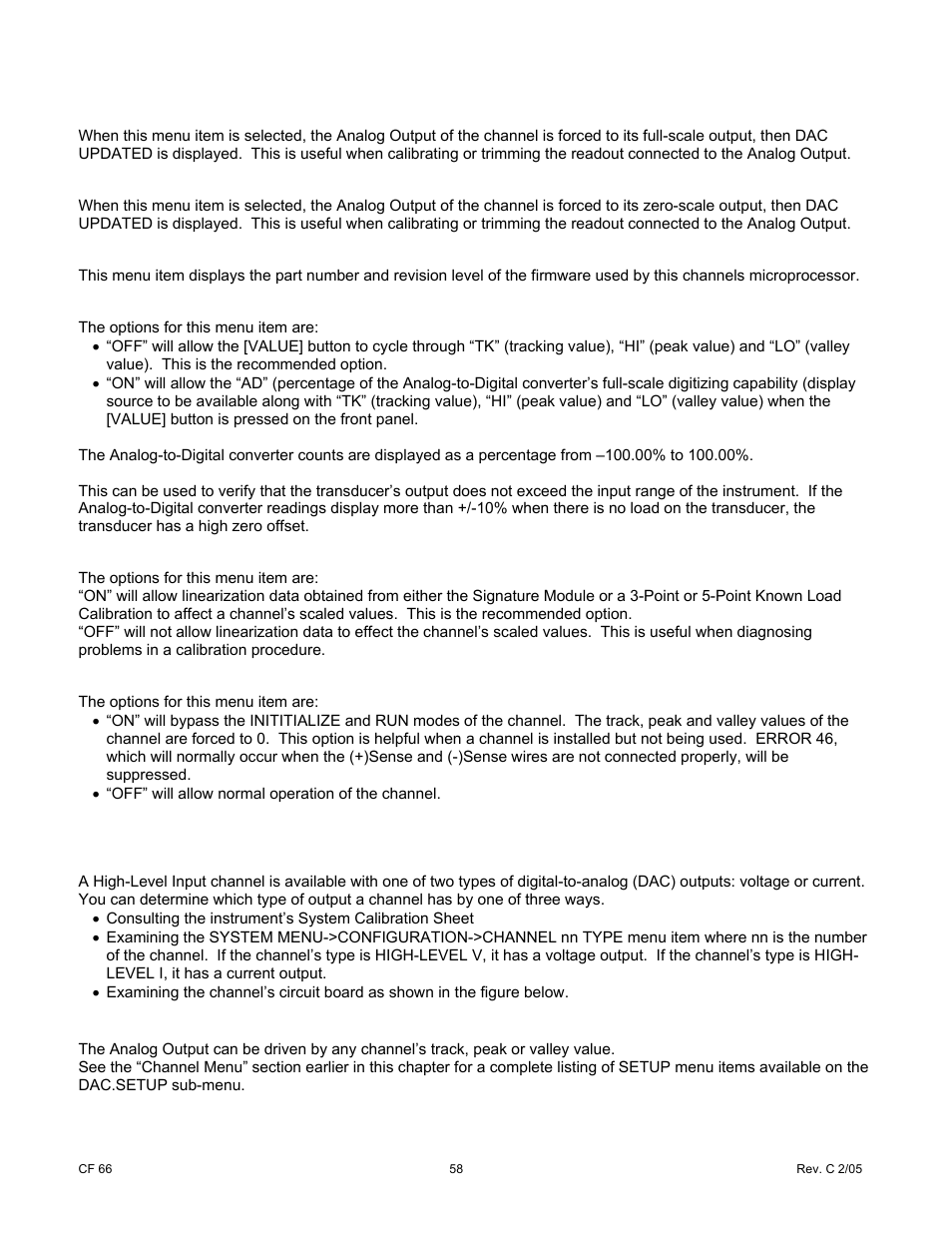Cooper Instruments & Systems DFI 1650 Multi-Channel Digital Force Indicator User Manual | Page 64 / 89
