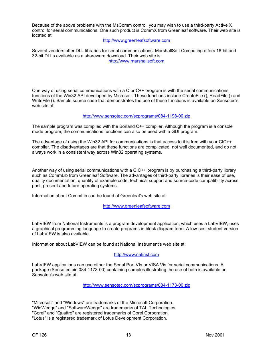 Cooper Instruments & Systems DFI 1650 Multi-Channel Digital Force Indicator User Manual | Page 16 / 56