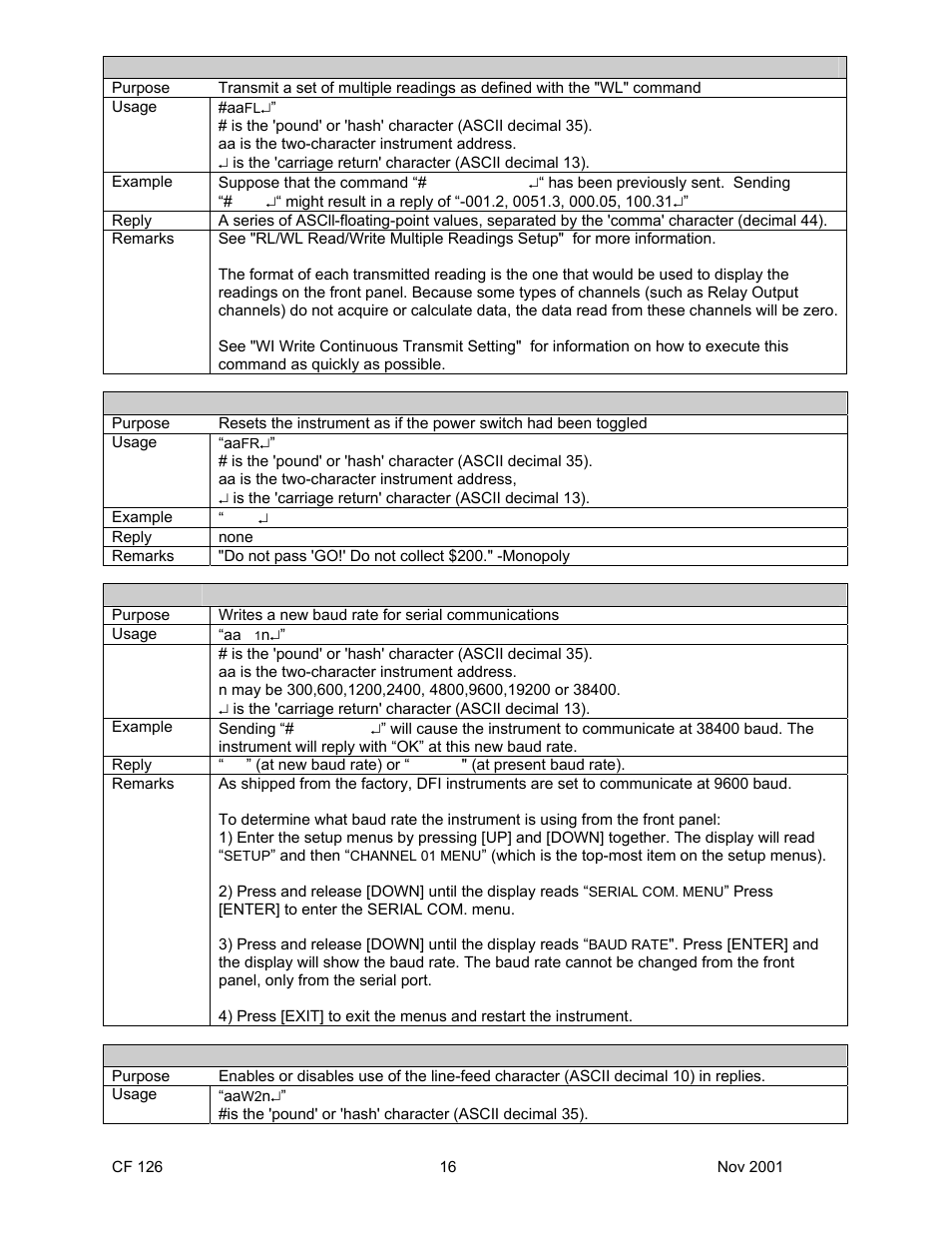 Cooper Instruments & Systems DFI 1650 Multi-Channel Digital Force Indicator User Manual | Page 19 / 56