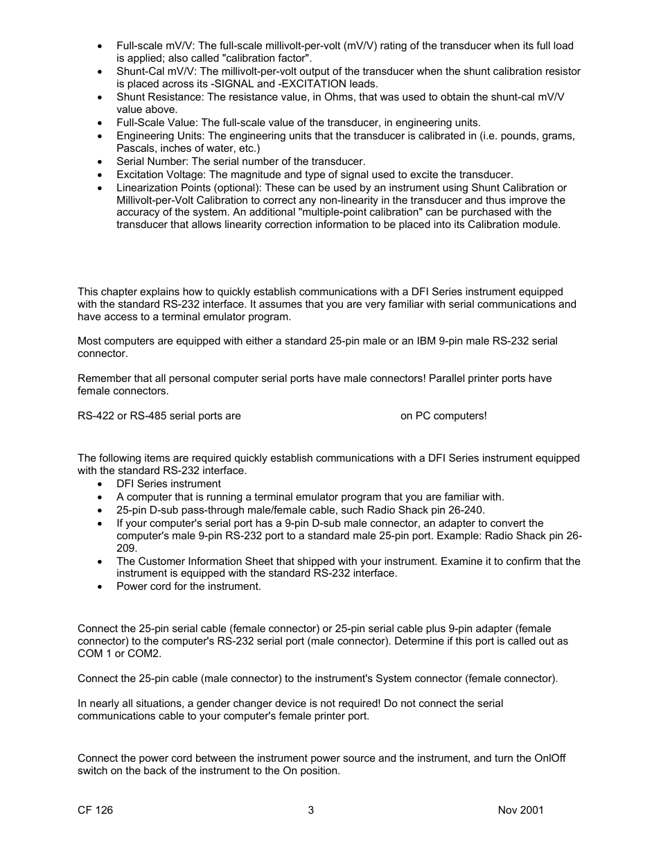 Cooper Instruments & Systems DFI 1650 Multi-Channel Digital Force Indicator User Manual | Page 6 / 56