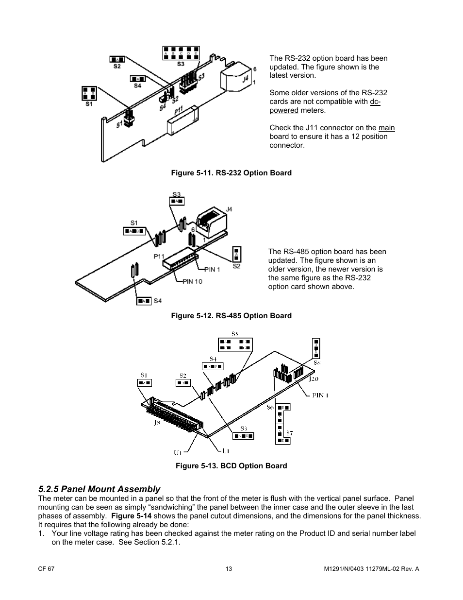 5 panel mount assembly | Cooper Instruments & Systems DFI INFINITY Digital Force Indicator/Controller User Manual | Page 18 / 81
