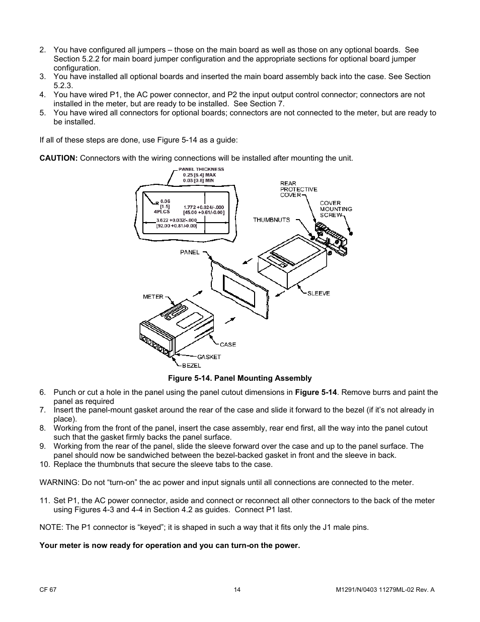 Cooper Instruments & Systems DFI INFINITY Digital Force Indicator/Controller User Manual | Page 19 / 81