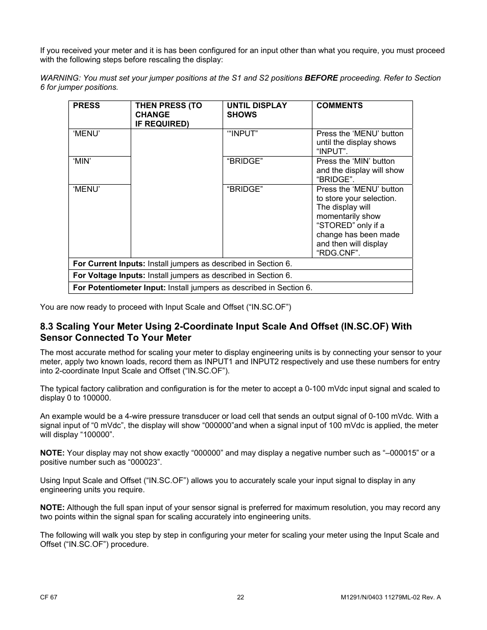 Cooper Instruments & Systems DFI INFINITY Digital Force Indicator/Controller User Manual | Page 27 / 81