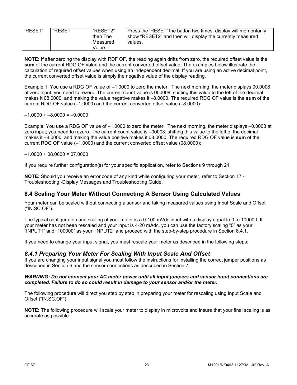 Cooper Instruments & Systems DFI INFINITY Digital Force Indicator/Controller User Manual | Page 31 / 81