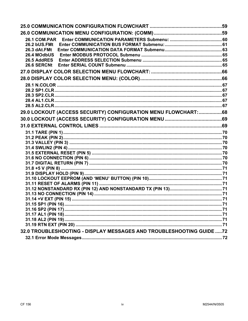 Cooper Instruments & Systems DFI INFINITY B Ultra High Performance Digital Force Indicator User Manual | Page 4 / 90