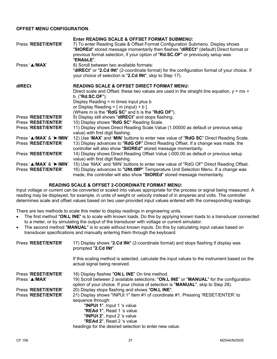 Cooper Instruments & Systems DFI INFINITY B Ultra High Performance Digital Force Indicator User Manual | Page 42 / 90