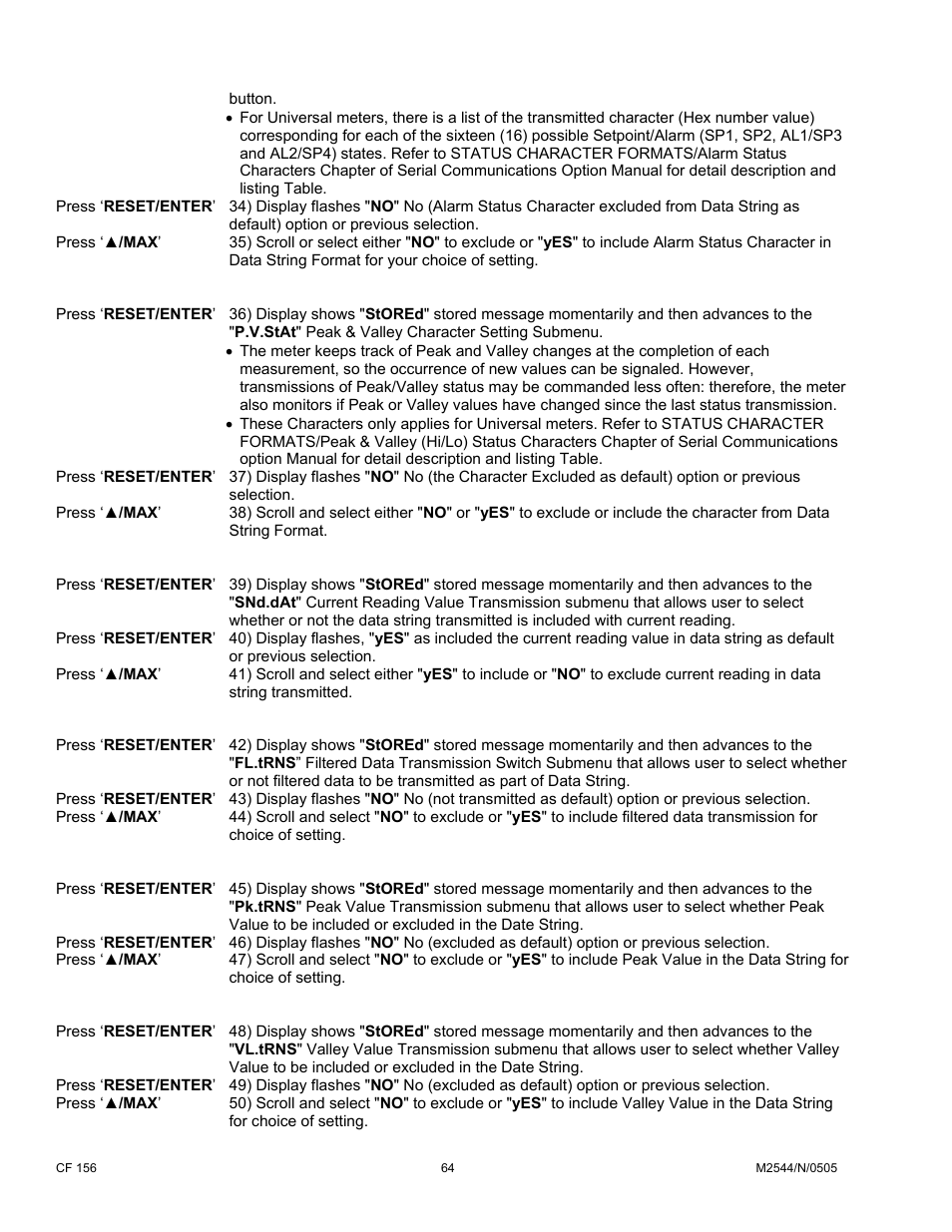 Cooper Instruments & Systems DFI INFINITY B Ultra High Performance Digital Force Indicator User Manual | Page 69 / 90