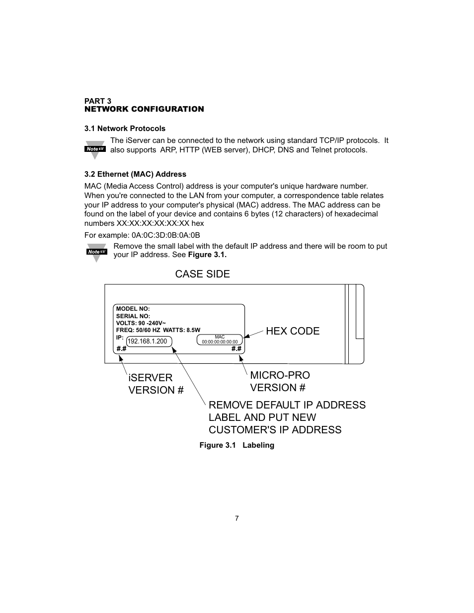 Iserver version | Cooper Instruments & Systems DFI INFINITY B Ultra High Performance Digital Force Indicator User Manual | Page 10 / 45
