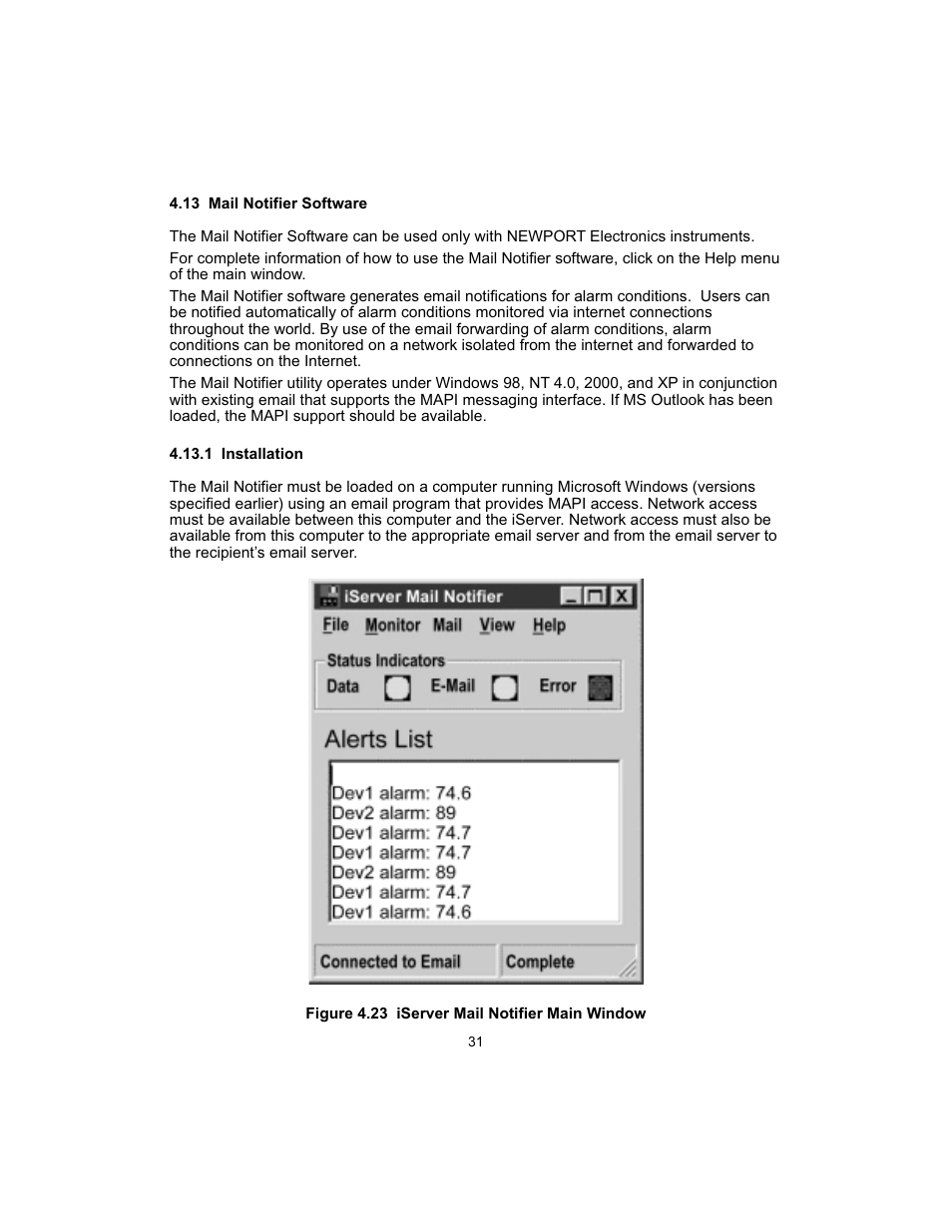 Cooper Instruments & Systems DFI INFINITY B Ultra High Performance Digital Force Indicator User Manual | Page 34 / 45