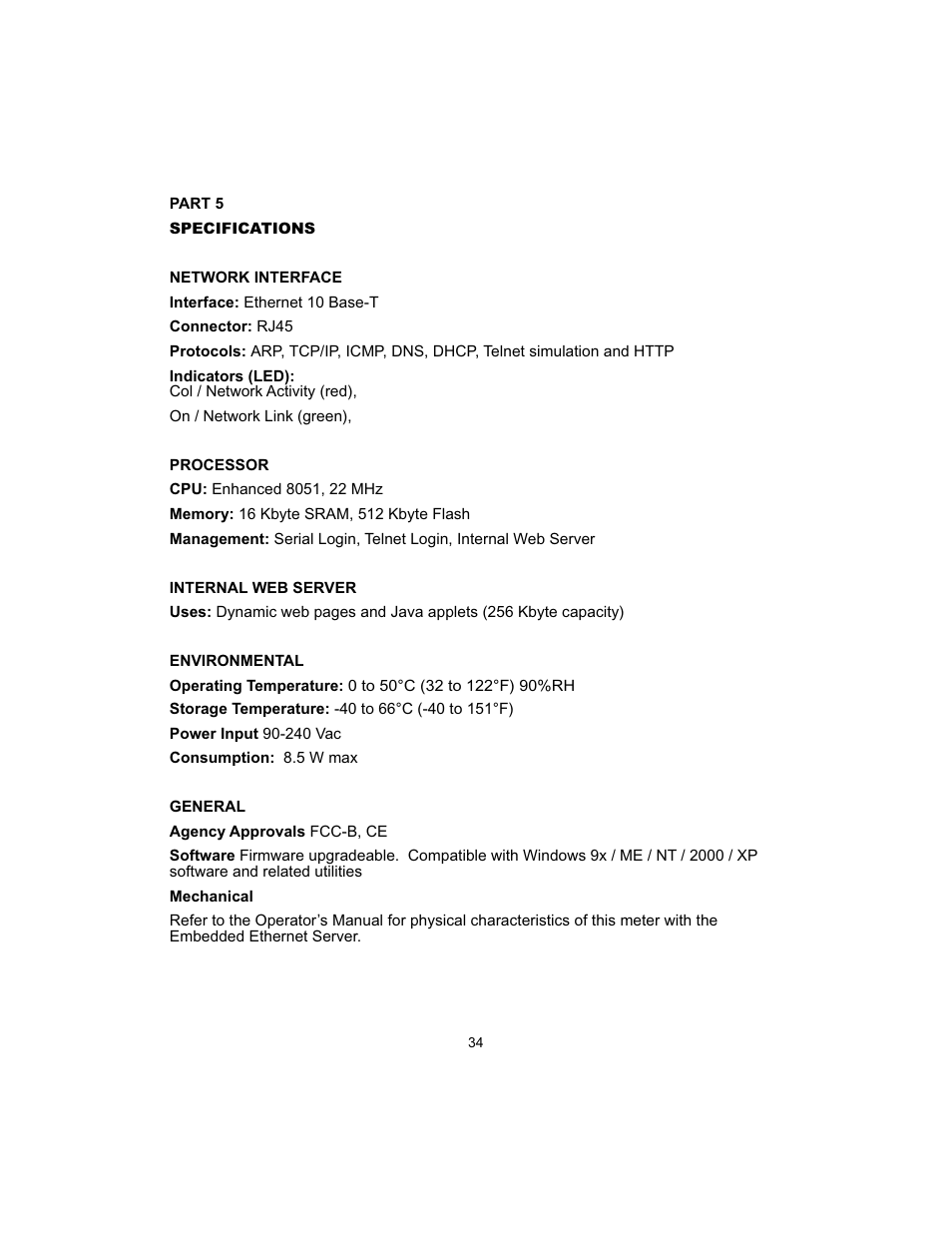 Cooper Instruments & Systems DFI INFINITY B Ultra High Performance Digital Force Indicator User Manual | Page 37 / 45