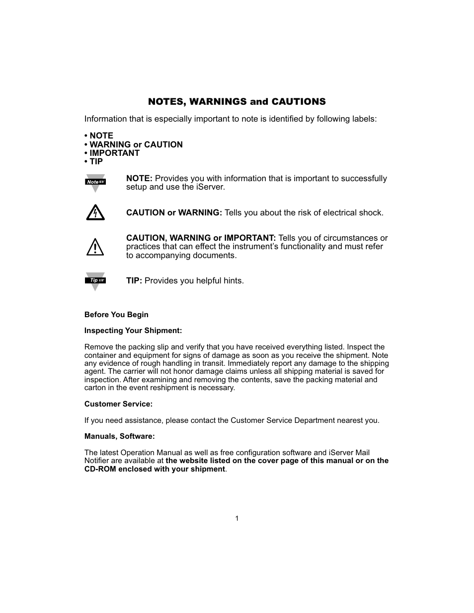 Cooper Instruments & Systems DFI INFINITY B Ultra High Performance Digital Force Indicator User Manual | Page 4 / 45