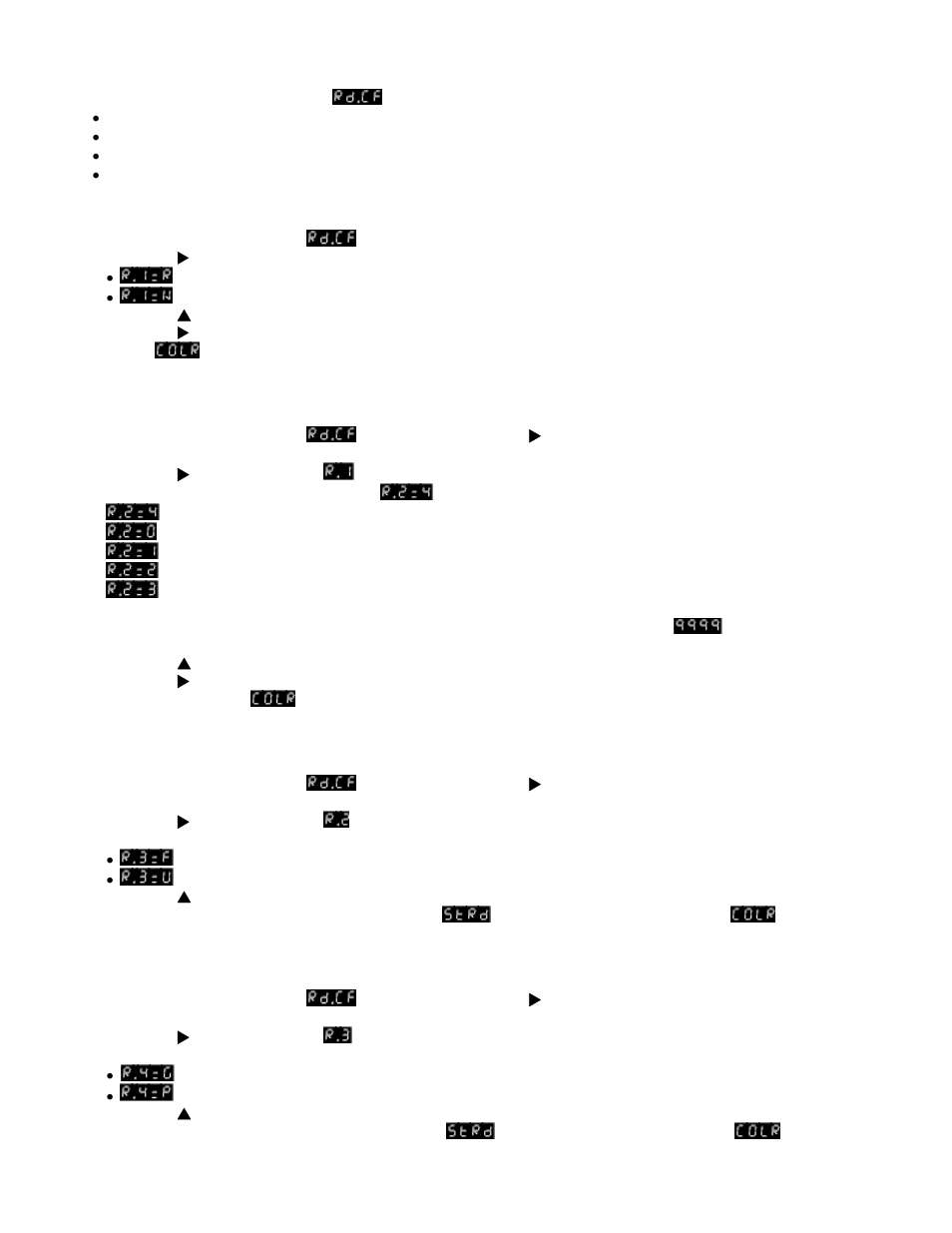 Cooper Instruments & Systems DFI Infinity CS Economy Digital Indicator User Manual | Page 20 / 36