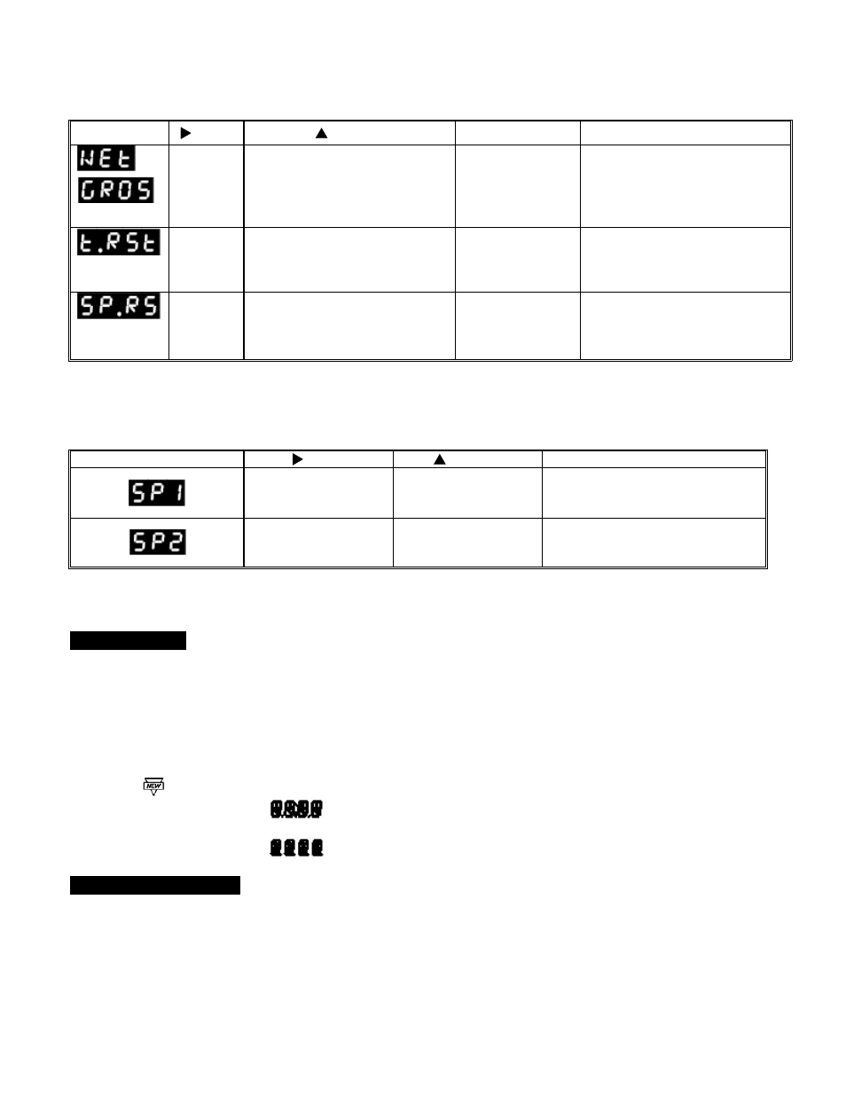 0 setpoint configuration displays, 0 specifications | Cooper Instruments & Systems DFI Infinity CS Economy Digital Indicator User Manual | Page 31 / 36