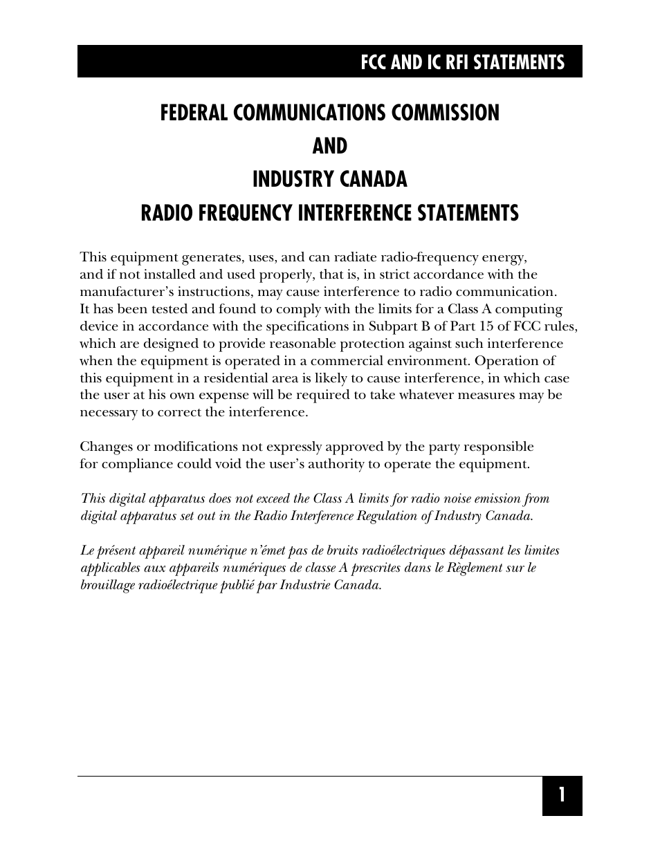Black Box IC136C User Manual | Page 2 / 23