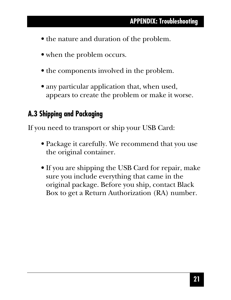 Black Box IC136C User Manual | Page 22 / 23