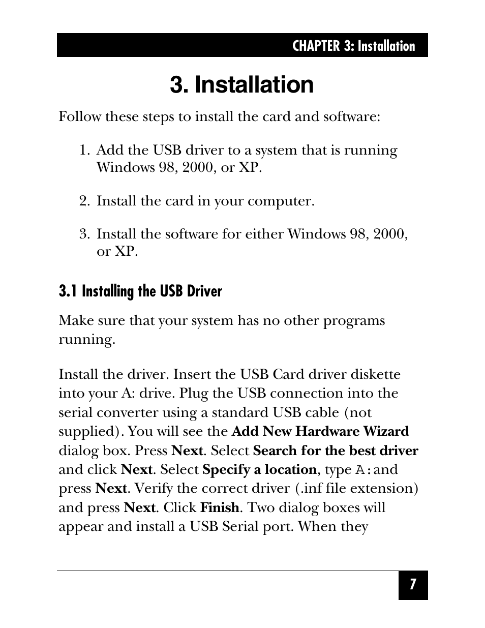 Installation | Black Box IC136C User Manual | Page 8 / 23