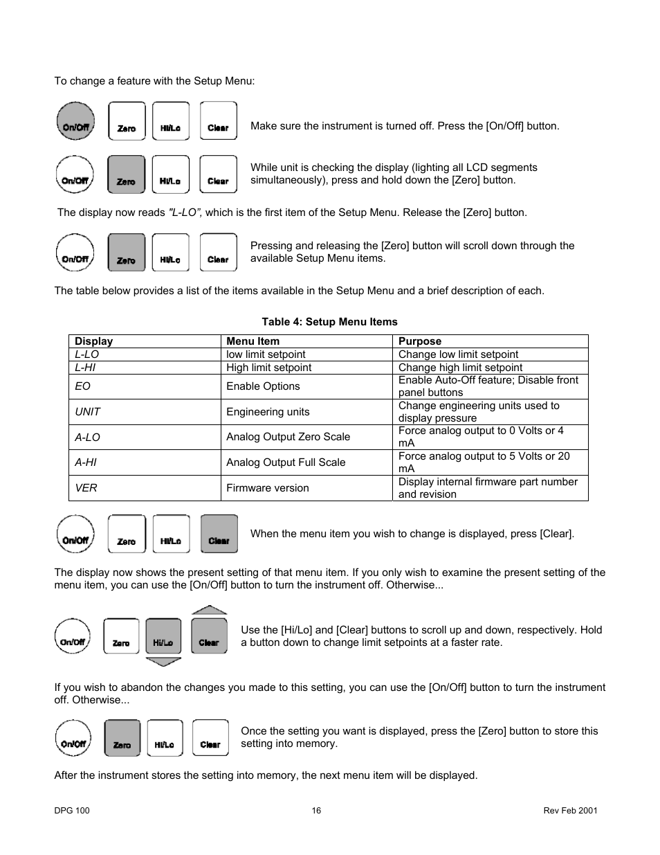 Cooper Instruments & Systems DPG 100 Digital Pressure Test Gage User Manual | Page 19 / 24