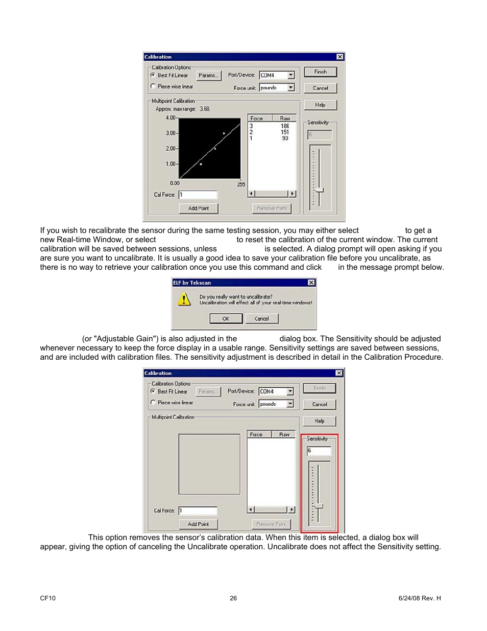 Cooper Instruments & Systems ELF 4200 Flexiforce Paper Thin Sensor User Manual | Page 29 / 57