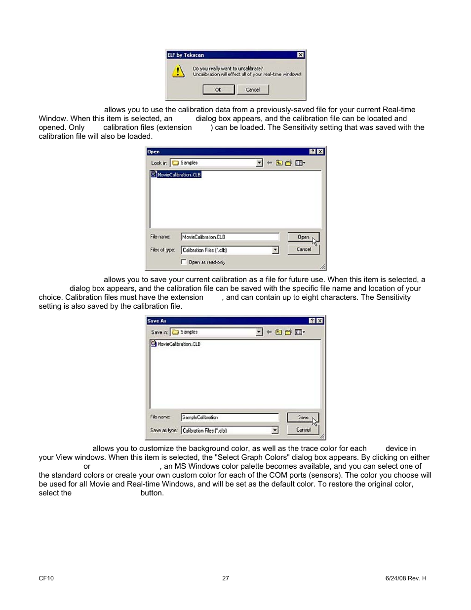 Cooper Instruments & Systems ELF 4200 Flexiforce Paper Thin Sensor User Manual | Page 30 / 57