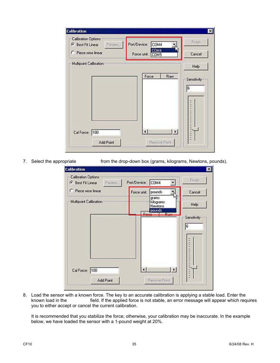 Cooper Instruments & Systems ELF 4200 Flexiforce Paper Thin Sensor User Manual | Page 38 / 57