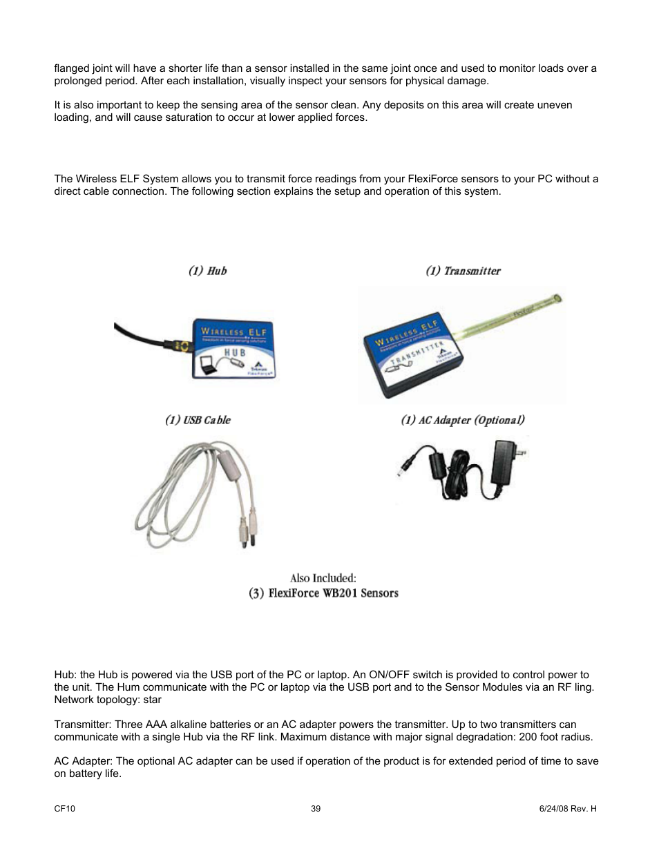 0 wireless elf system | Cooper Instruments & Systems ELF 4200 Flexiforce Paper Thin Sensor User Manual | Page 42 / 57