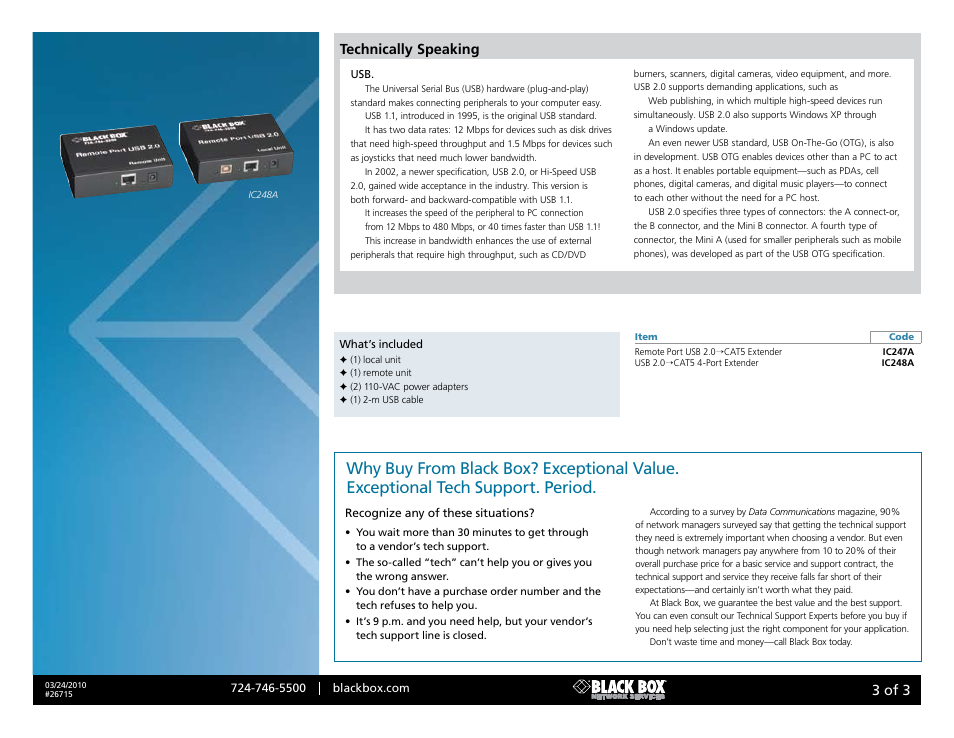 Black box, 3 of 3, Technically speaking | Black Box 26715 User Manual | Page 3 / 3