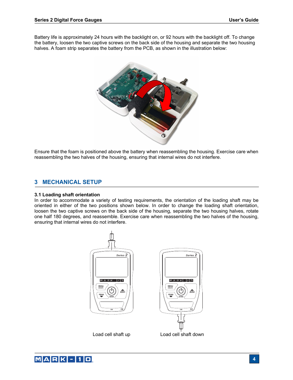 Cooper Instruments & Systems Series M2 Digital Force Gage User Manual | Page 5 / 17