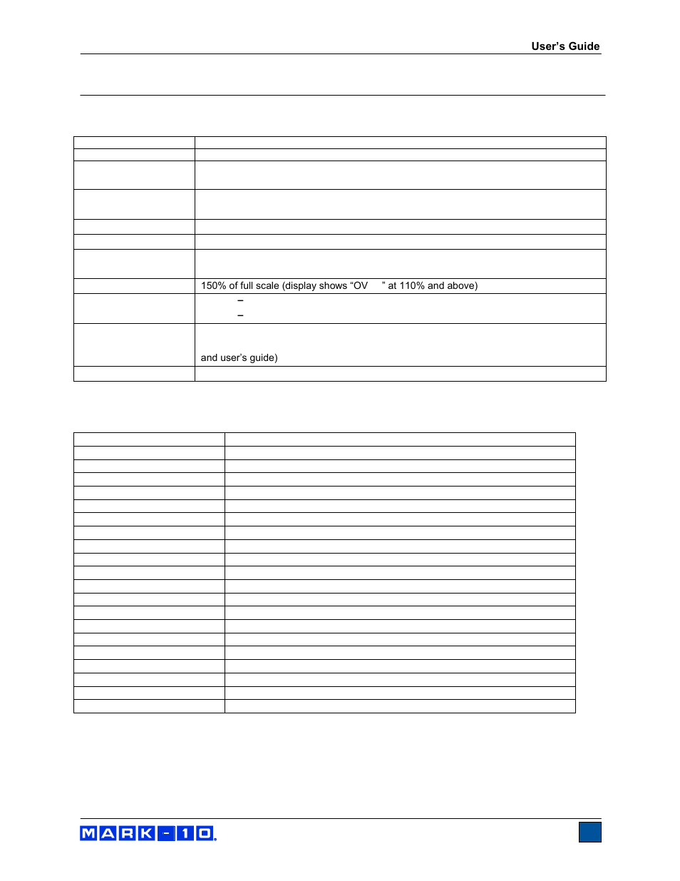 Cooper Instruments & Systems Series M3 Digital Force Gage User Manual | Page 20 / 23