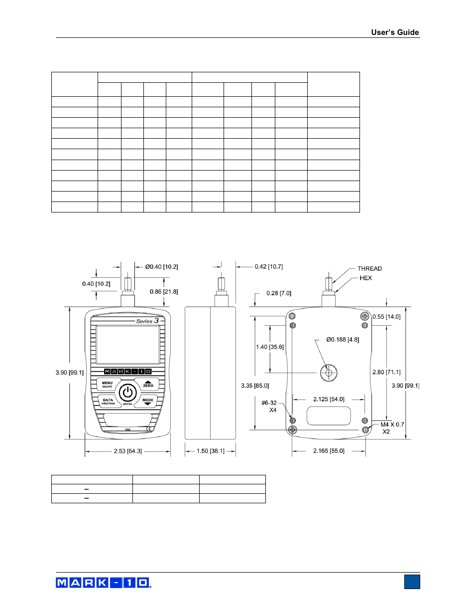 Cooper Instruments & Systems Series M3 Digital Force Gage User Manual | Page 21 / 23