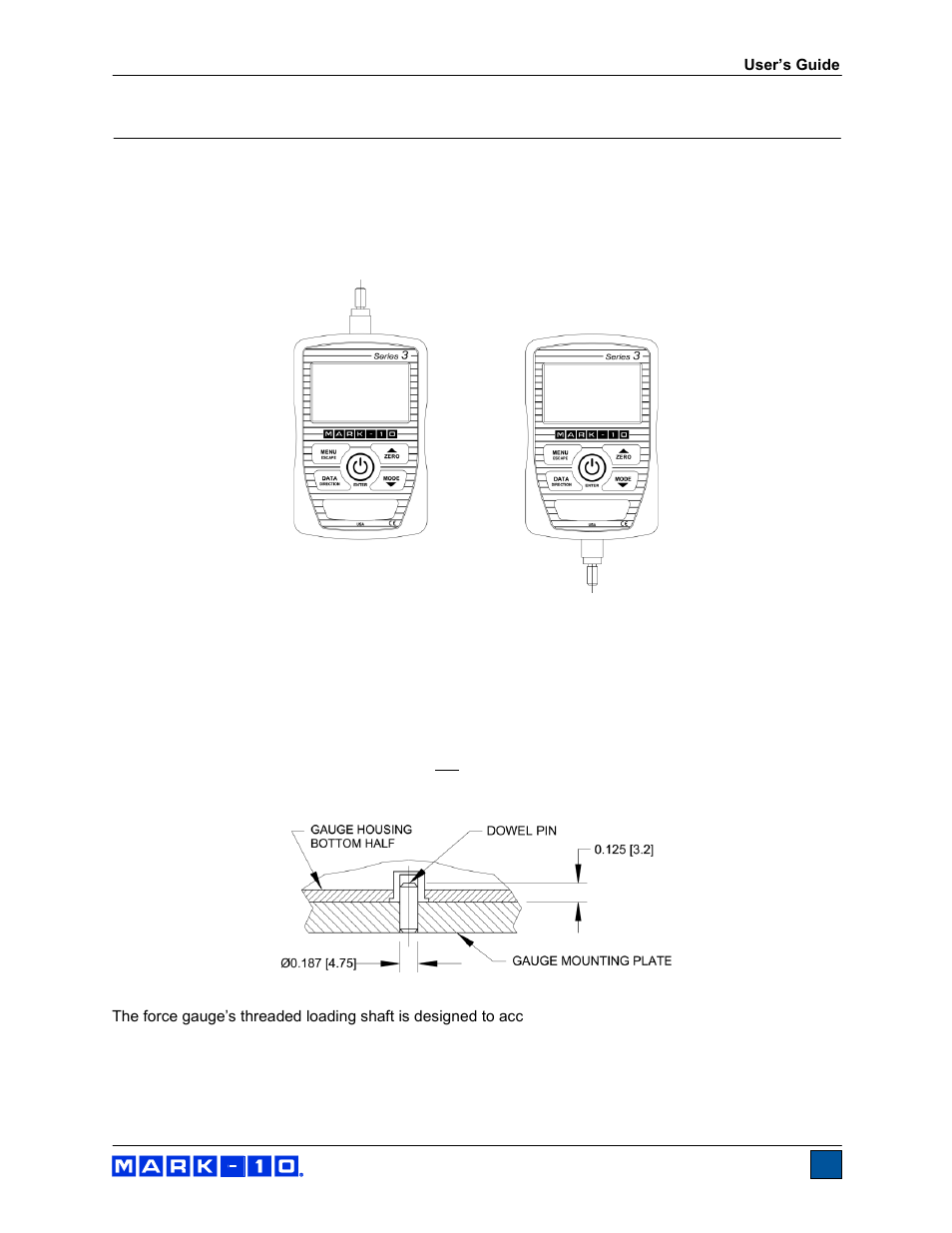Cooper Instruments & Systems Series M3 Digital Force Gage User Manual | Page 5 / 23