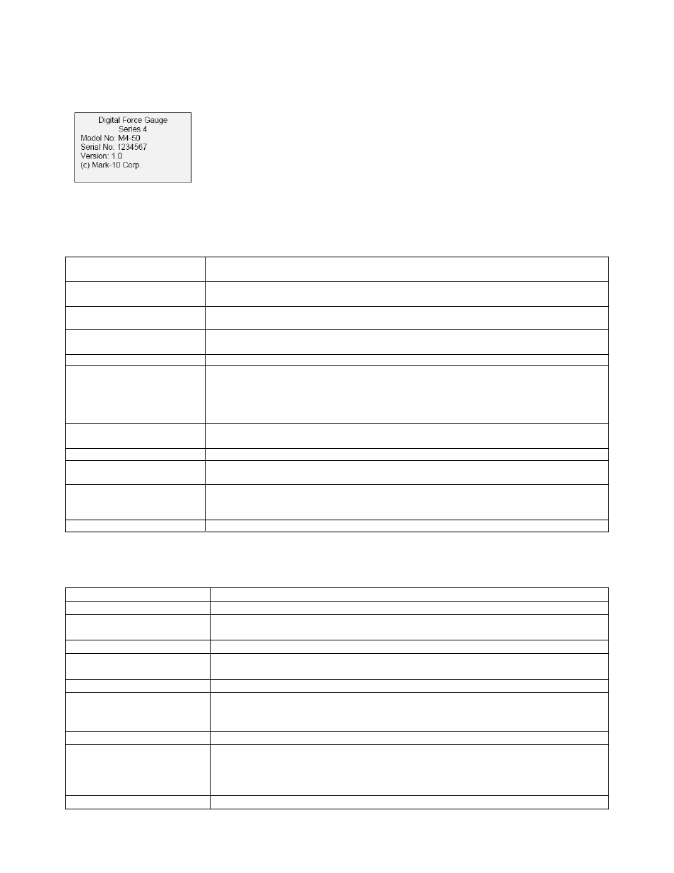 Cooper Instruments & Systems Series M4 Digital Force Gage User Manual | Page 21 / 23