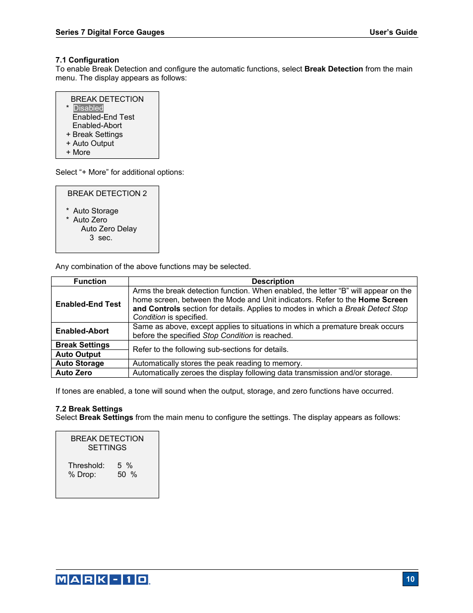 Cooper Instruments & Systems Series M7 Professional Digital Force Gauge User Manual | Page 11 / 41