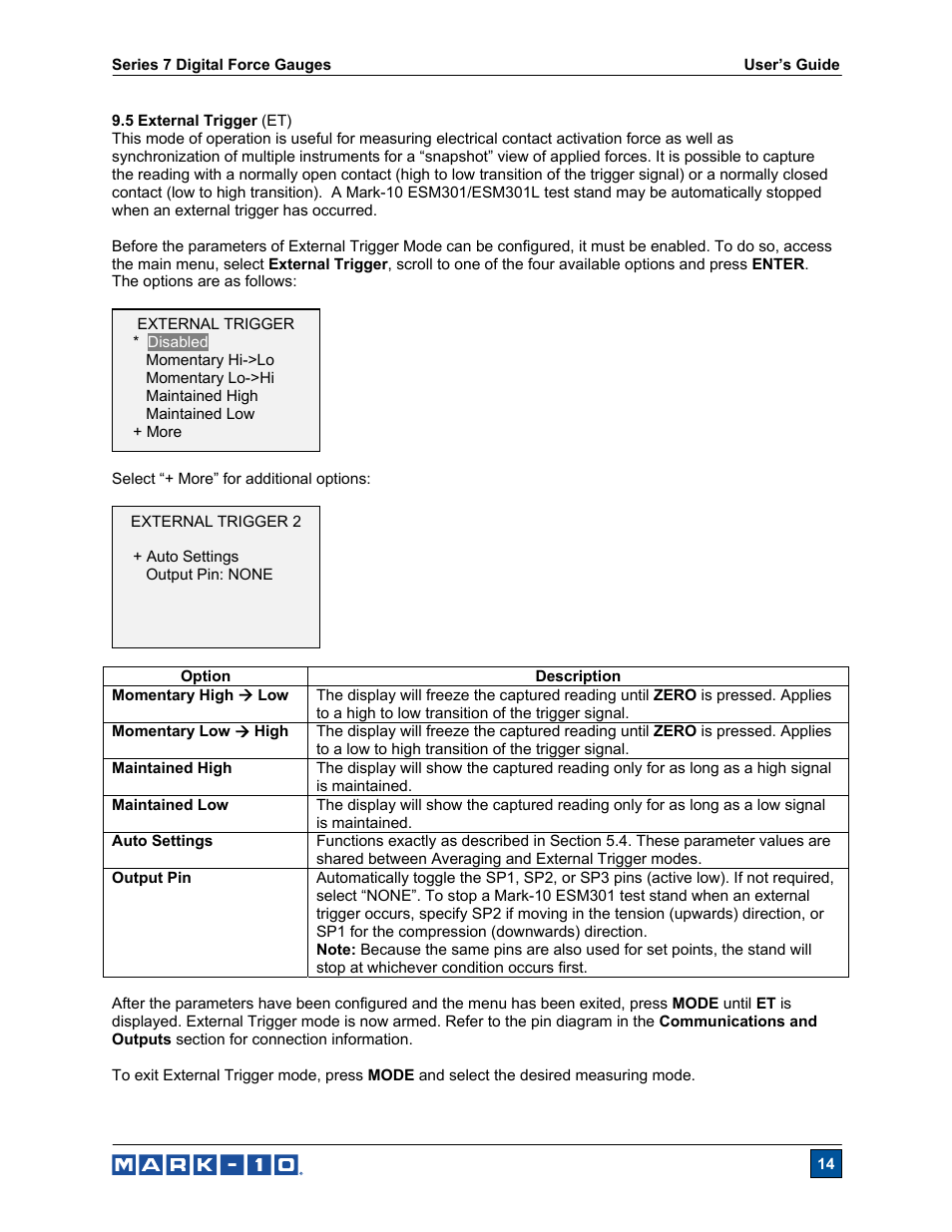 Cooper Instruments & Systems Series M7 Professional Digital Force Gauge User Manual | Page 15 / 41
