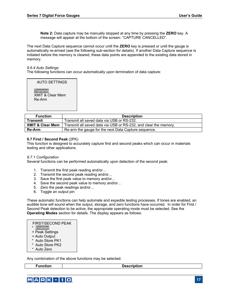 Cooper Instruments & Systems Series M7 Professional Digital Force Gauge User Manual | Page 18 / 41