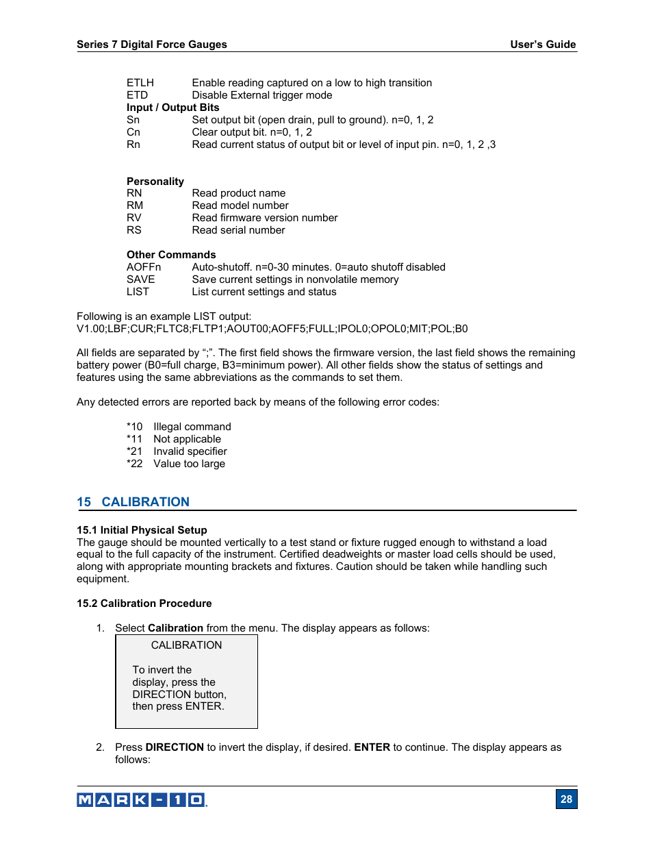 Cooper Instruments & Systems Series M7 Professional Digital Force Gauge User Manual | Page 29 / 41