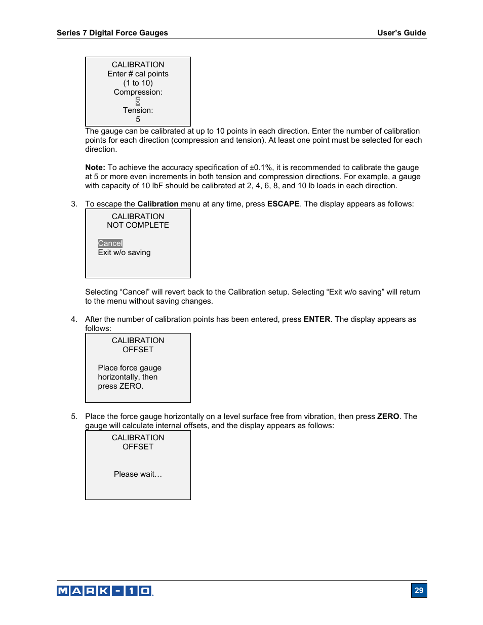 Cooper Instruments & Systems Series M7 Professional Digital Force Gauge User Manual | Page 30 / 41