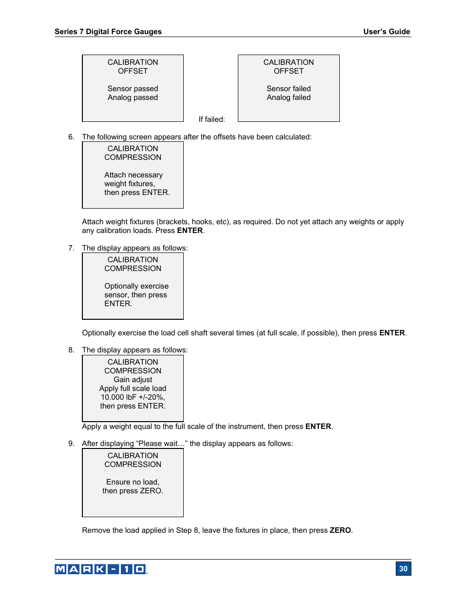 Cooper Instruments & Systems Series M7 Professional Digital Force Gauge User Manual | Page 31 / 41