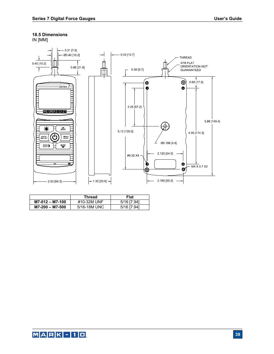 Cooper Instruments & Systems Series M7 Professional Digital Force Gauge User Manual | Page 40 / 41