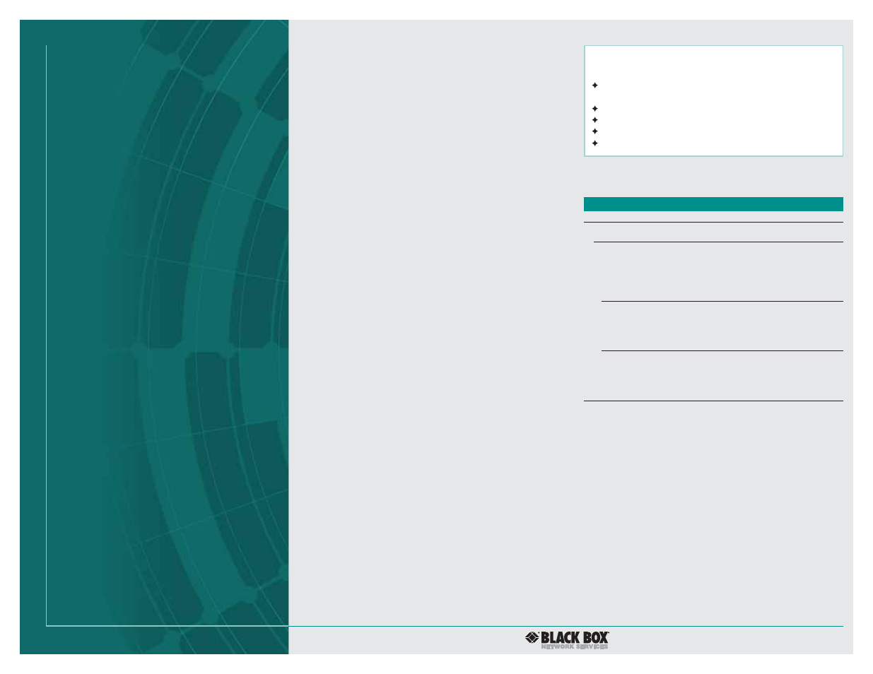 2 of 2, Features, Overview | What‘s included | Black Box Fiber Connector Tool Kit User Manual | Page 2 / 2