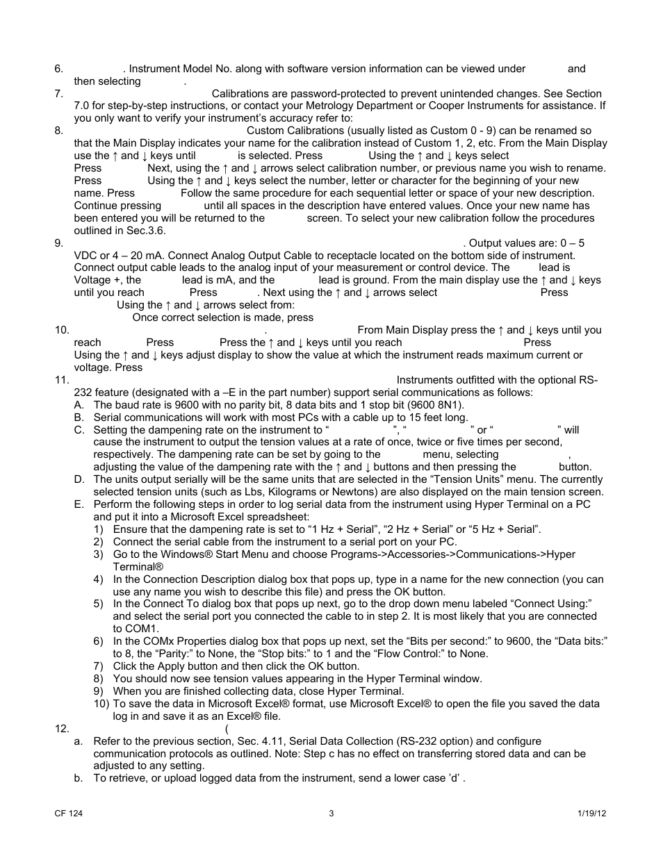 Cooper Instruments & Systems STX-1 Digital Strap Tension Meter User Manual | Page 3 / 7