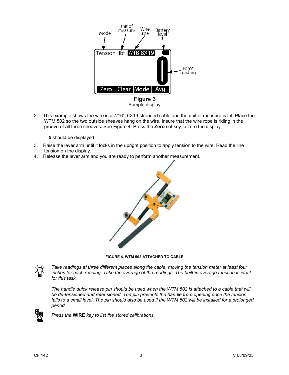 Cooper Instruments & Systems WTM 502 Wire Tension Meter User Manual | Page 5 / 15
