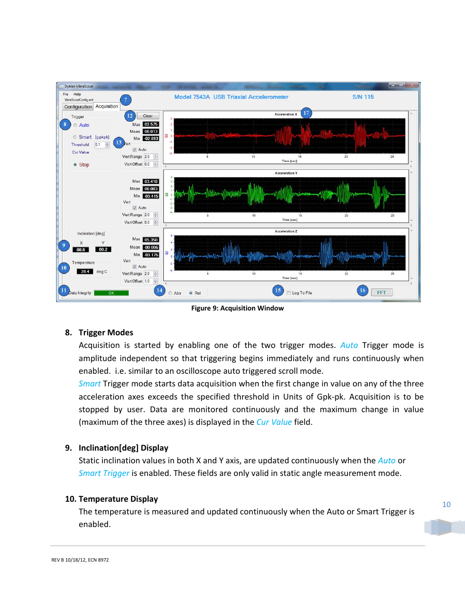 Cooper Instruments & Systems Dytran 5340 USB Triaxial Accelerometer User Manual | Page 10 / 22