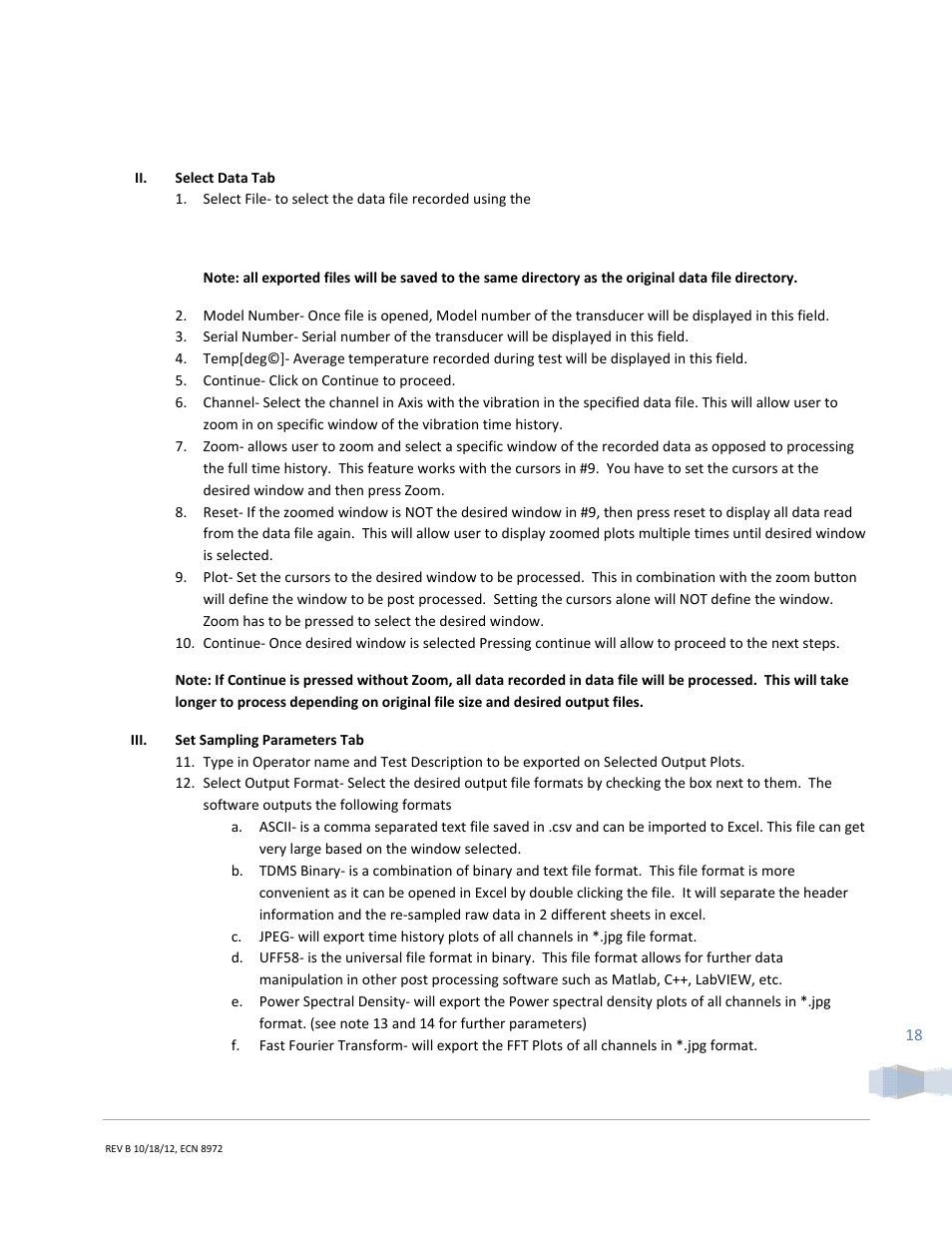 Cooper Instruments & Systems Dytran 5340 USB Triaxial Accelerometer User Manual | Page 18 / 22