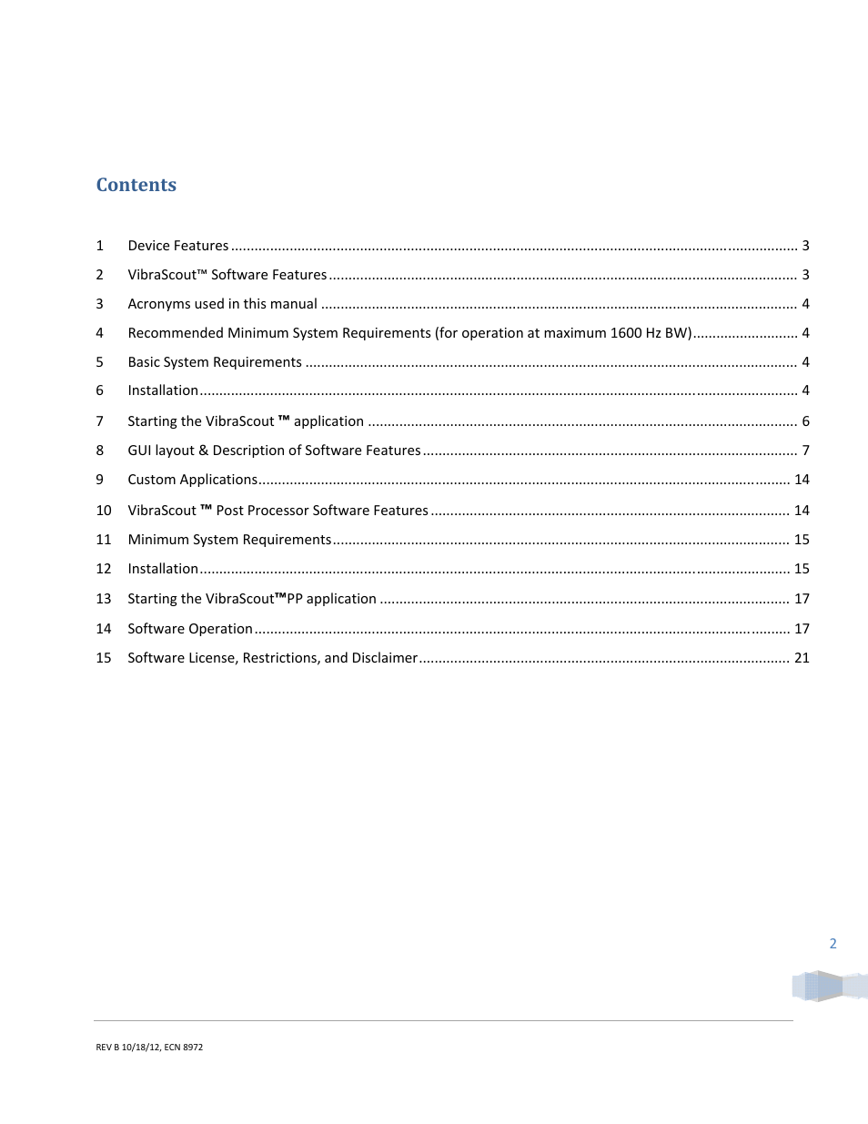 Cooper Instruments & Systems Dytran 5340 USB Triaxial Accelerometer User Manual | Page 2 / 22