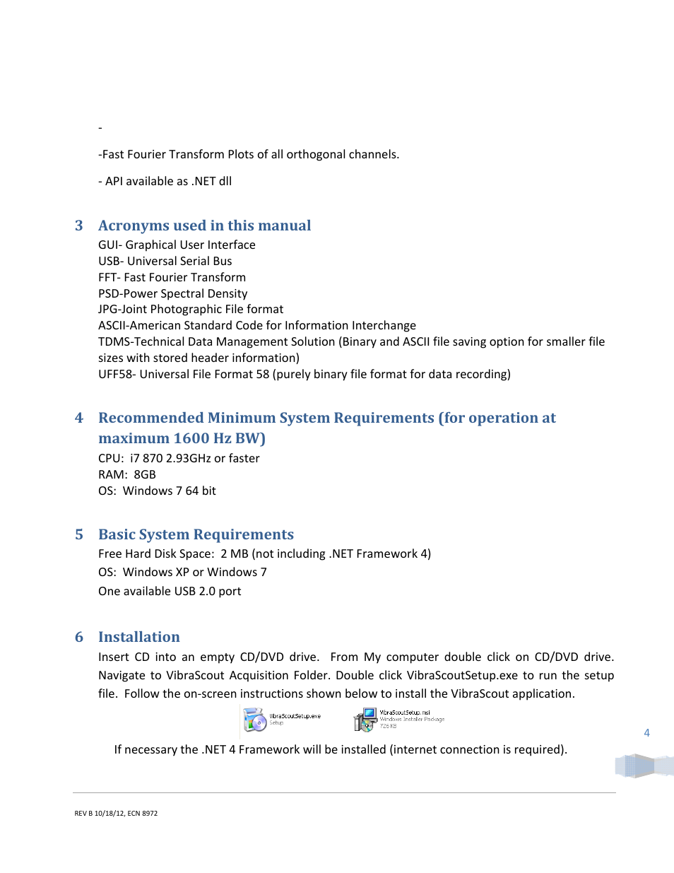 Cooper Instruments & Systems Dytran 5340 USB Triaxial Accelerometer User Manual | Page 4 / 22