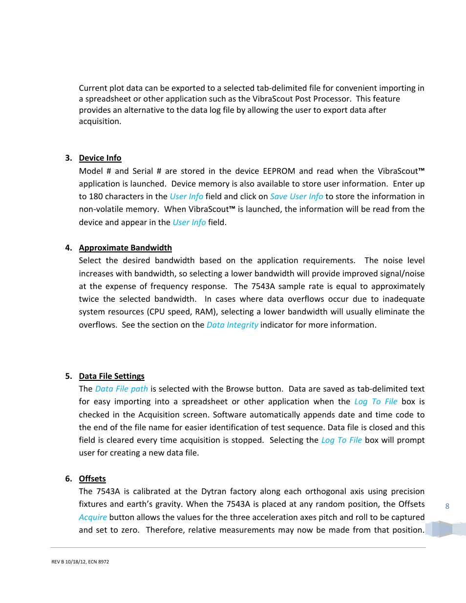 Cooper Instruments & Systems Dytran 5340 USB Triaxial Accelerometer User Manual | Page 8 / 22