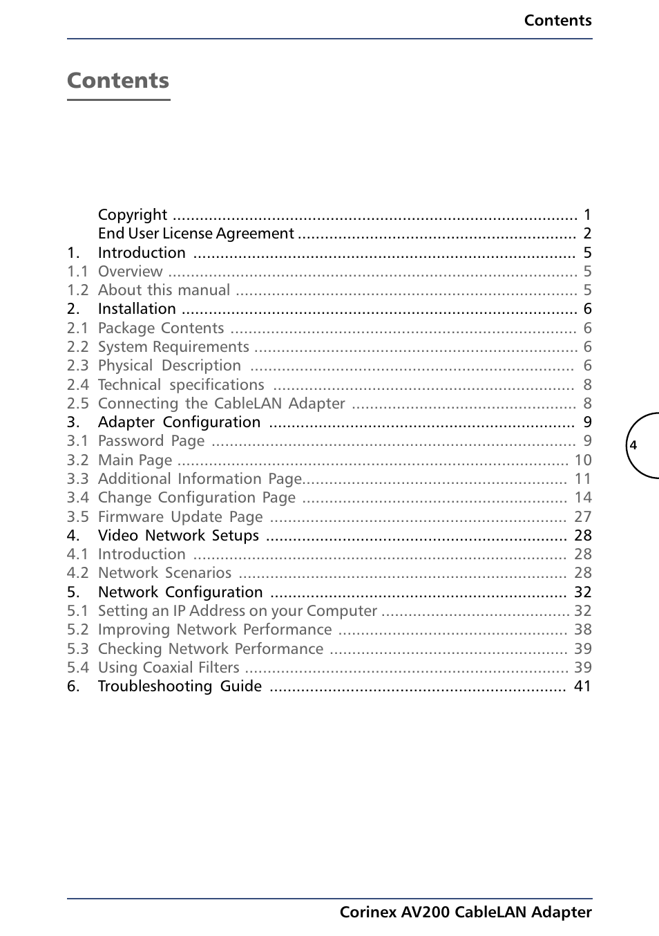 Black Box AV200 User Manual | Page 6 / 44