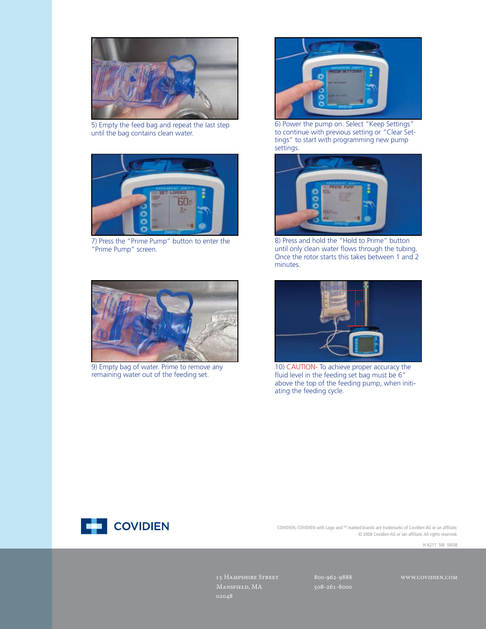 COVIDIEN Kangaroo™ Joey User Manual | Page 2 / 2